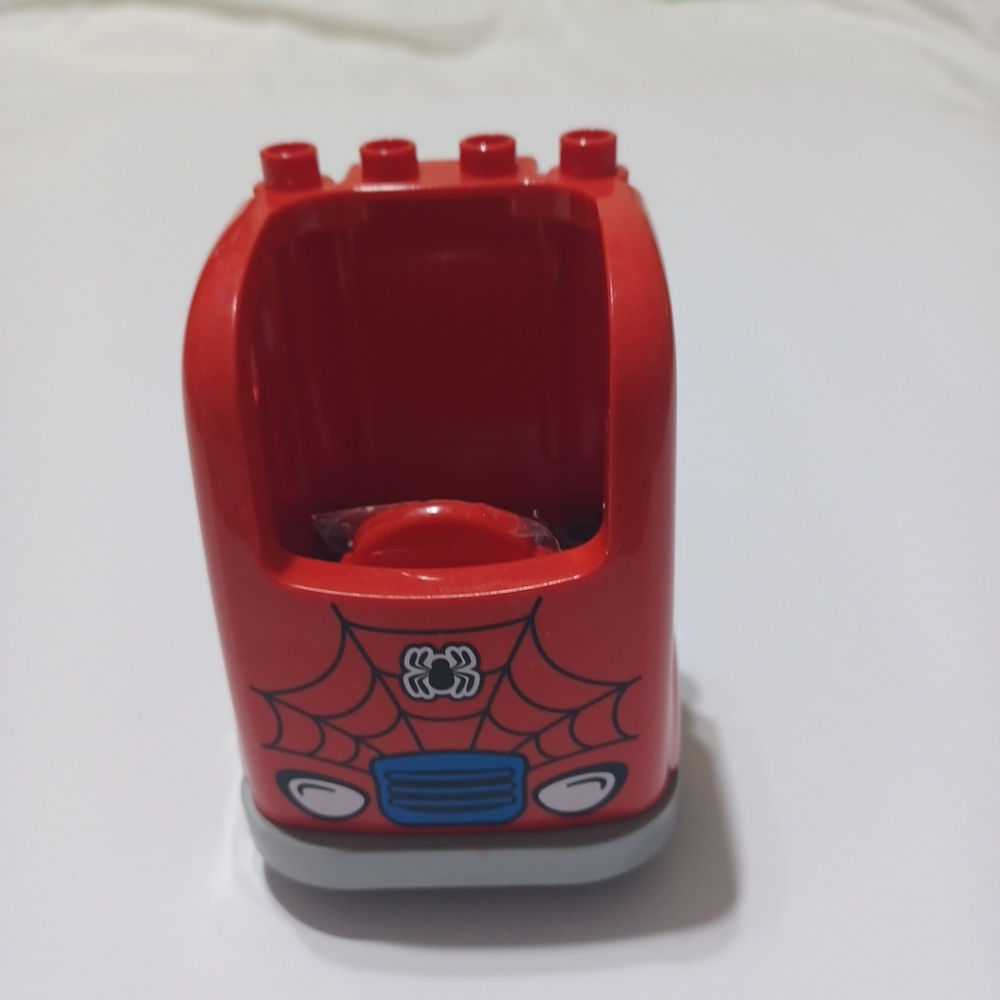 LEGO DUPLO Red Spiderman Truck & Grey Flatbed Replacement 2-Piece Set